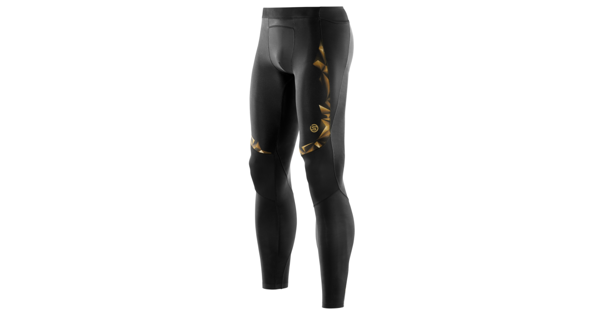 A400 GOLD LONG TIGHT MEN BLACK/GOLD