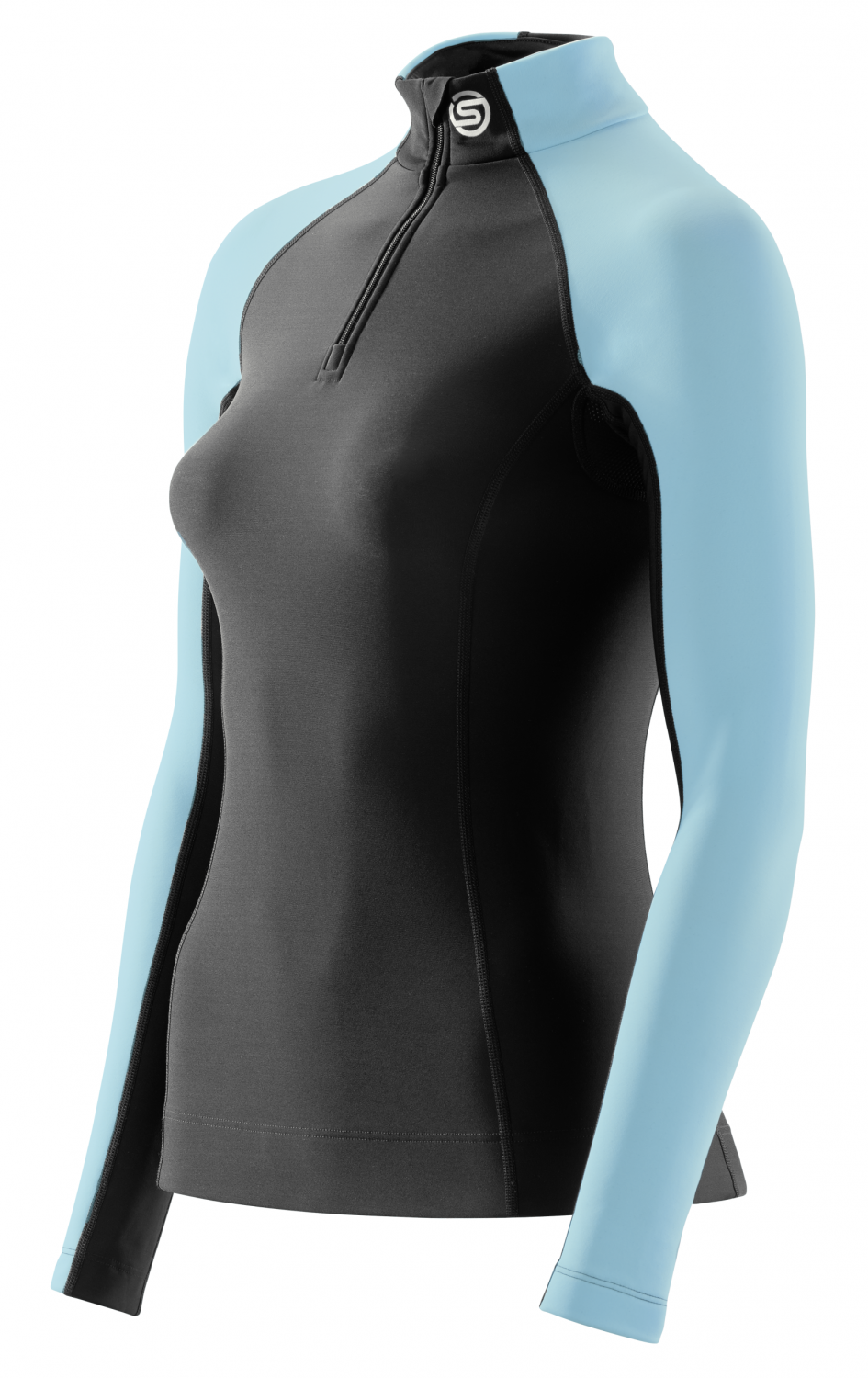 A200 THERMAL LONG SLEEVE WOMEN BLACK/GLACIER